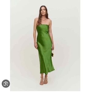 Reformation Joanne Silk Dress